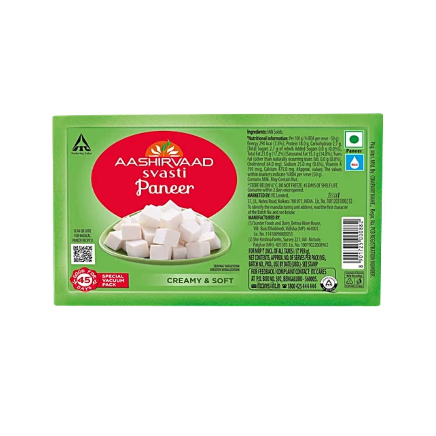 Aashirvaad Svasti Paneer